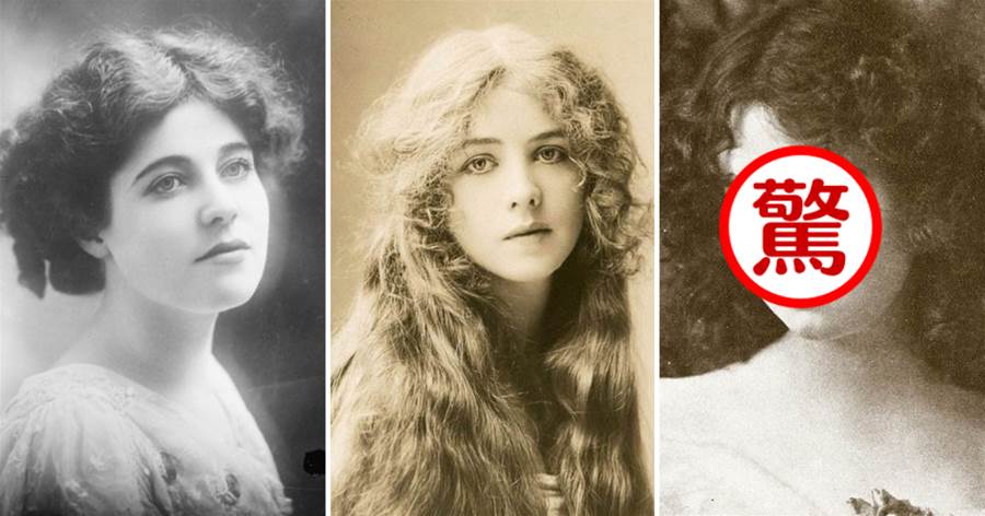 100多年前的女性素顏照片，她們的美驚艷了一個世紀，網友：這才是天然的美